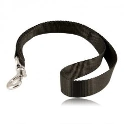 K9 Dog Gear Boston Leather 19½ K-9 Traffic Lead, Ballistic Weave