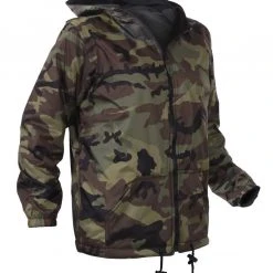 Kids Clothing Rothco Kids Reversible Camo Jacket With Hood