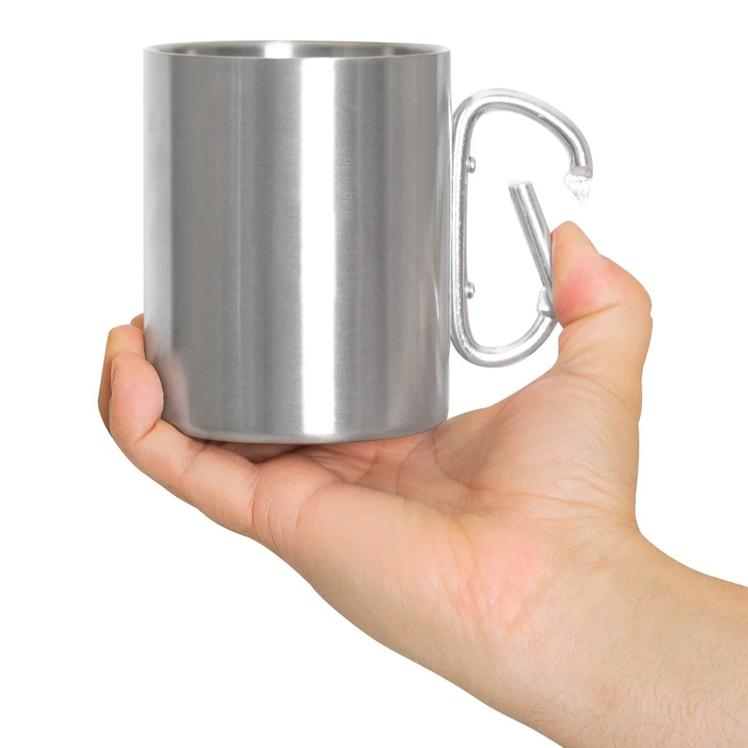 Hydration Bottles & Canteens Rothco Insulated Stainless Steel Mug With Carabiner Handle