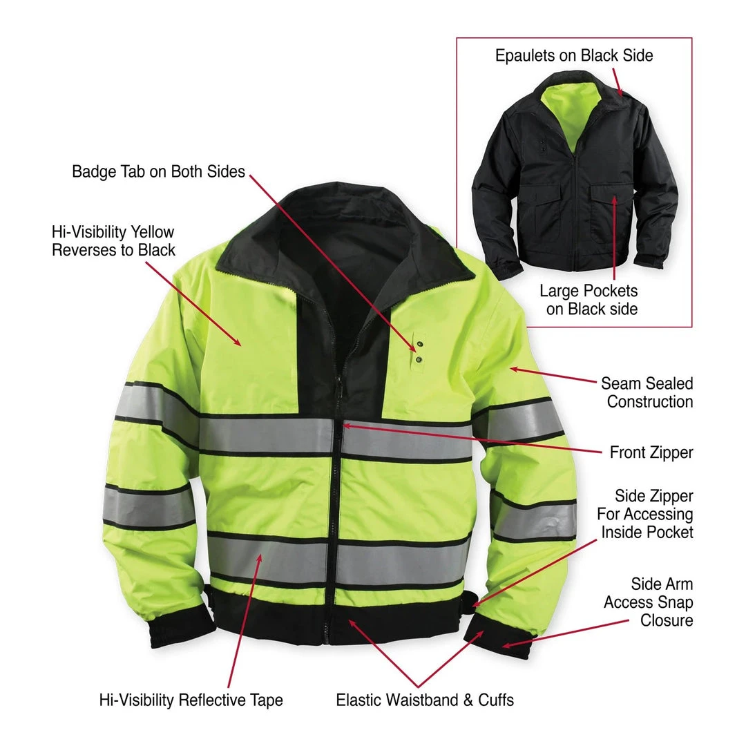 Rothco Reversible Hi-visibility Uniform Jacket Uniform Shirts