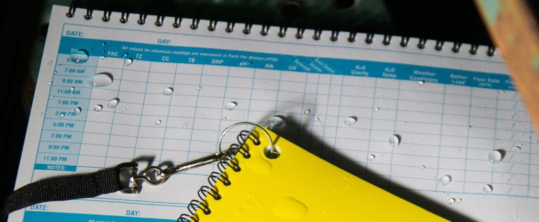 Notebook & Covers Rite In The Rain Commercial Pool & Spa Log