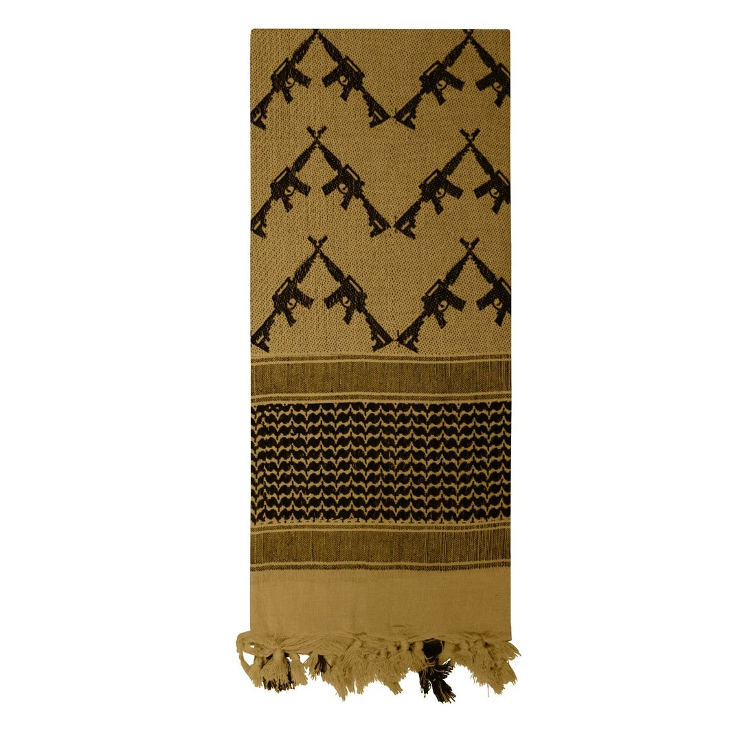 Rothco Crossed Rifles Shemagh Tactical Scarf Shemaghs & Scarves