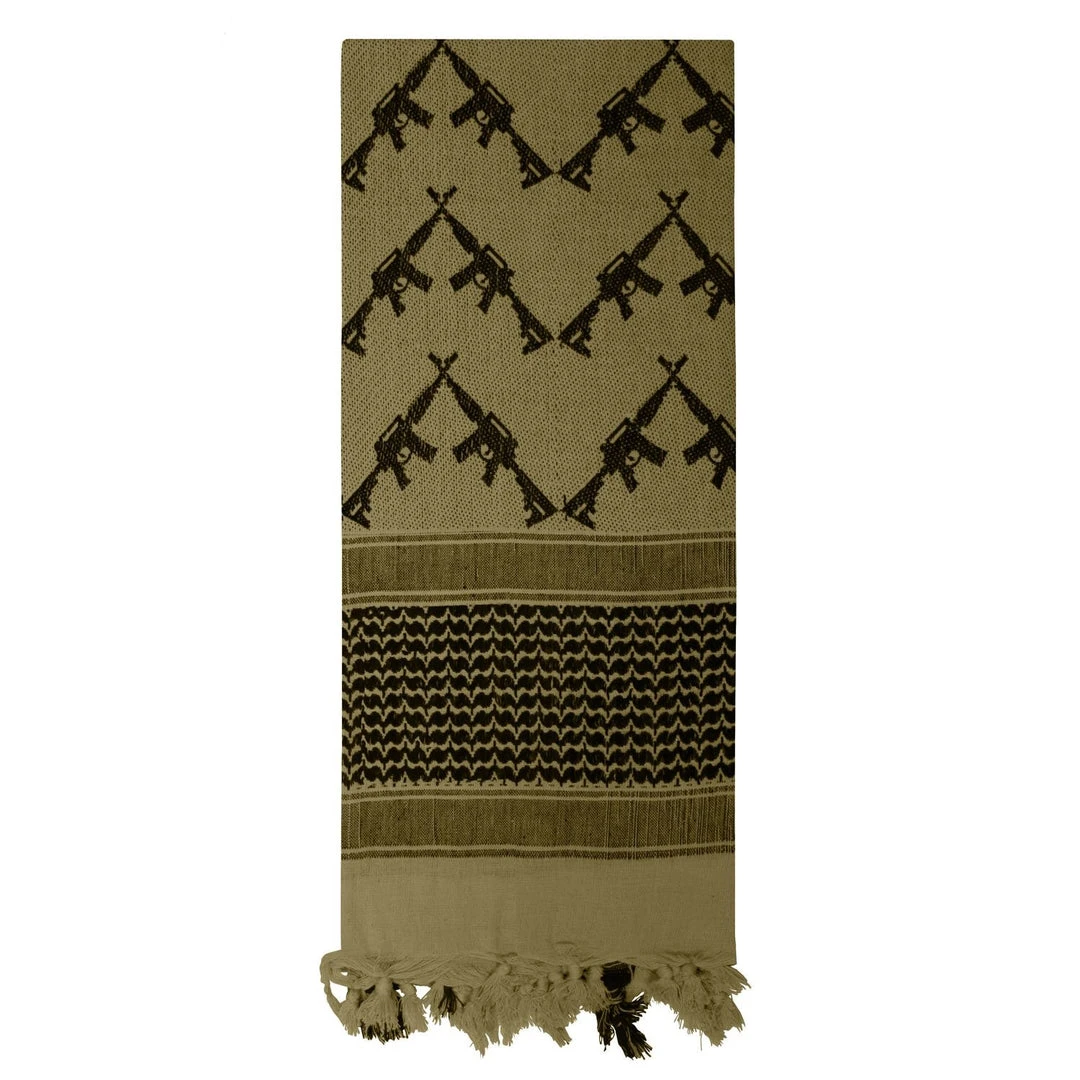 Rothco Crossed Rifles Shemagh Tactical Scarf Shemaghs & Scarves
