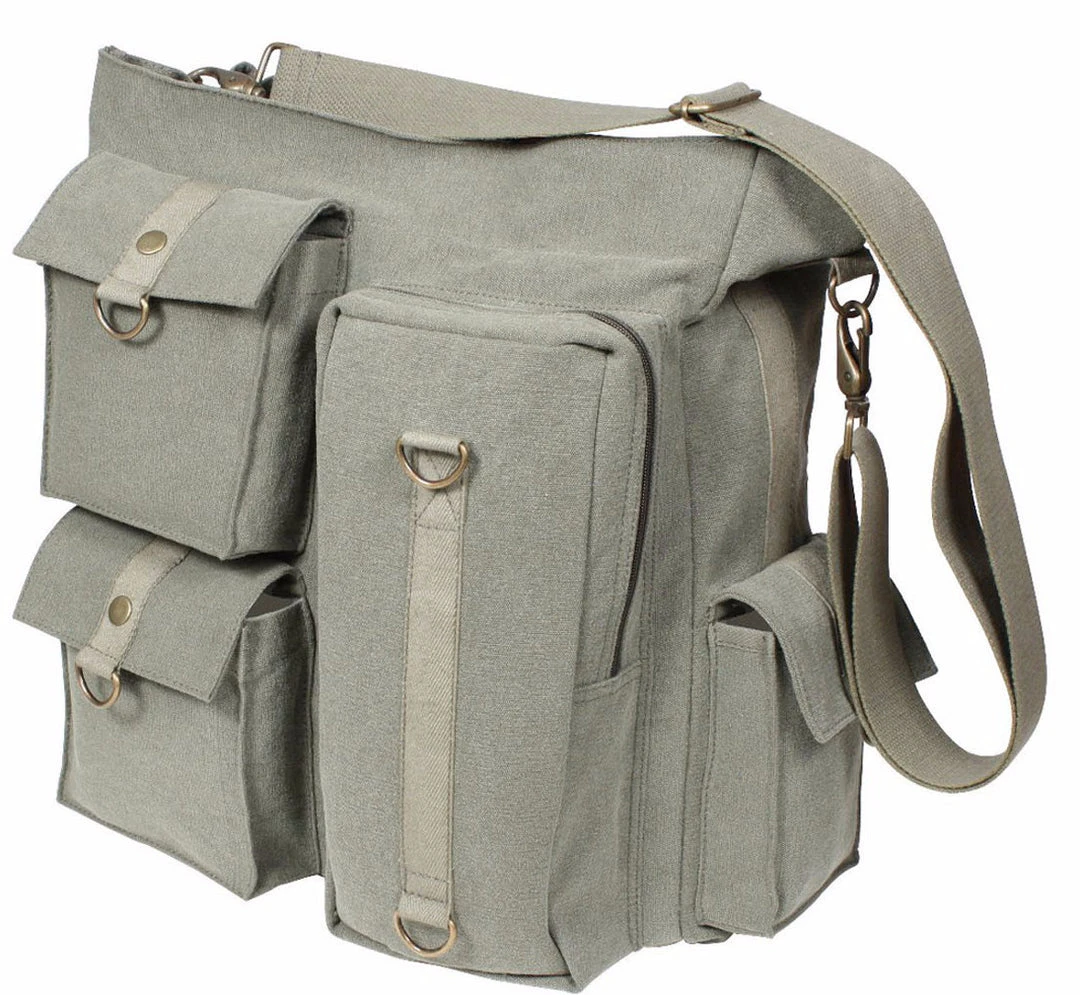 Attache And Shoulder Bags Rothco Vintage Multi Pocket Messenger Bag