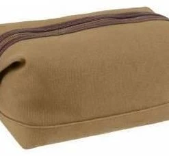 Rothco Canvas & Leather Travel Kit Toiletry Bags