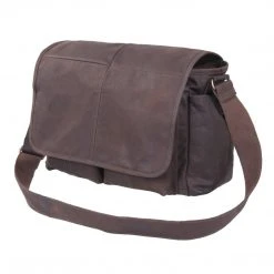 Attache And Shoulder Bags Rothco Brown Leather Classic Messenger Bag