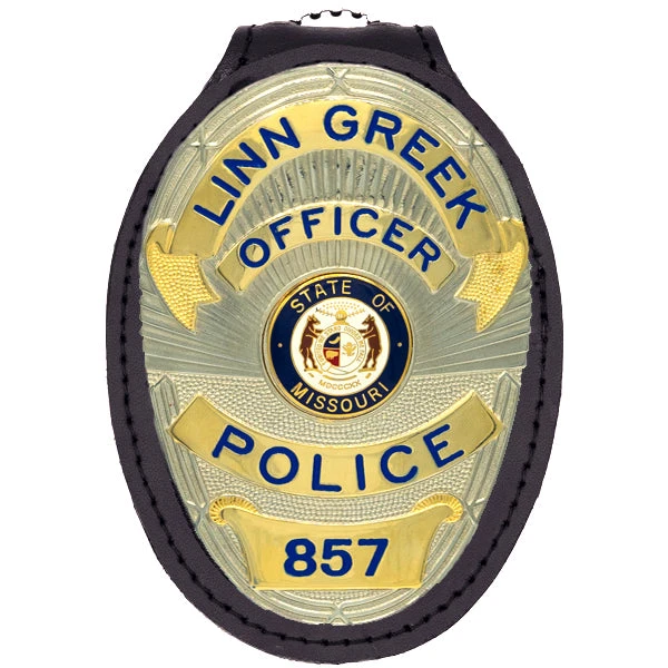 Hero's Pride Deluxe Recessed Cutout Extra Large Oval Badge Holder Badge Holders