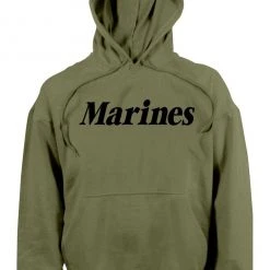 Rothco Marines Pullover Hooded Sweatshirt Olive Drab