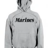 Rothco Marines Pullover Hooded Sweatshirt Grey