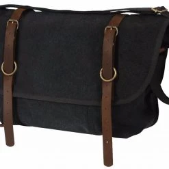 Rothco Vintage Canvas Explorer Shoulder Bag W/ Leather Accents Attache And Shoulder Bags