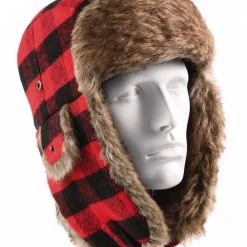 Rothco Plaid Fur Flyer's Hat