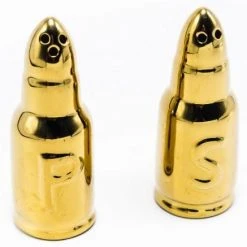 Caliber Gourmet Bullet Salt & Pepper Shakers Novelties