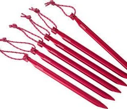 Camping Accessories MSR Groundhog Tent Stakes Kit (6 Stakes)