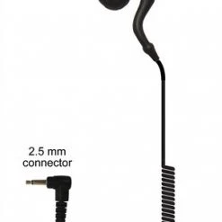 Radio Earpieces Code Red Headsets Guard Jr 2.5 Mm Listen-Only 2-way Radio Earpiece W/ 14 Inch Coiled Cord Kenwood Otto