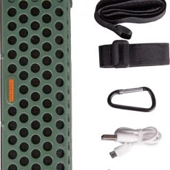 Flashlight Batteries Humvee Portable Solar Bluetooth Speaker