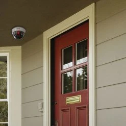 Sabre Red Fake Security Camera Dome Home Protection