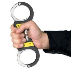Colored Handcuffs ASP Hinged Identifier Ultra Cuffs - Steel Bow