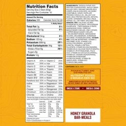 MREs Nutrient Survival Honey Granola Bars-Meals