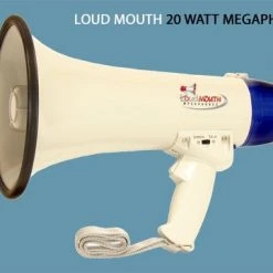 Code Red Headsets LM-20 Megaphone 20-Watt 800 Yard Range Siren Volume Control Radio Holders