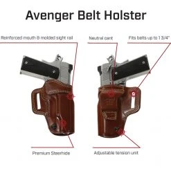 Concealment Holsters Galco Avenger Belt Holster