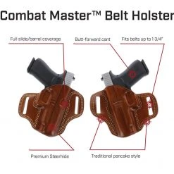 Galco Combat Master Belt Holster Concealment Holsters