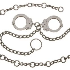 Peerless Handcuff Company High Security Restraints & Chains Peerless Handcuffs Model 7003C - Waist Chain - Handcuffs At Navel