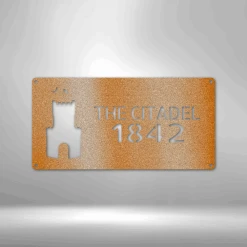 Home Décor Monogram The Citadel - Steel Sign