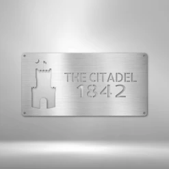 Home Décor Monogram The Citadel - Steel Sign