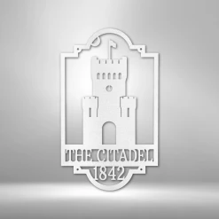 Home Décor Monogram The Citadel Castle - Steel Sign