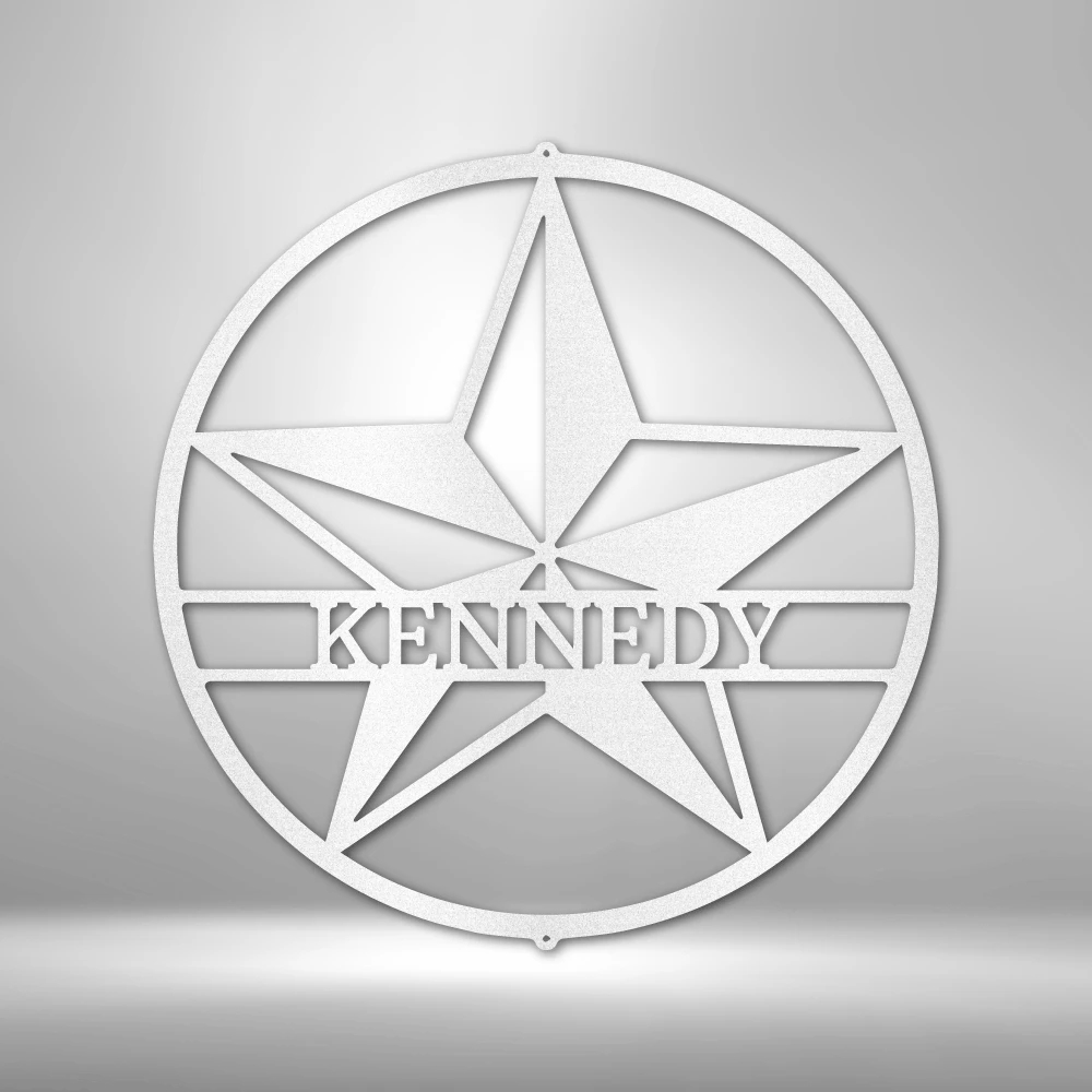 Home Décor Monogram Star Monogram - Steel Sign