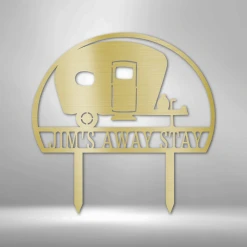 Home Décor Monogram Camper Yard Monogram - Steel Sign