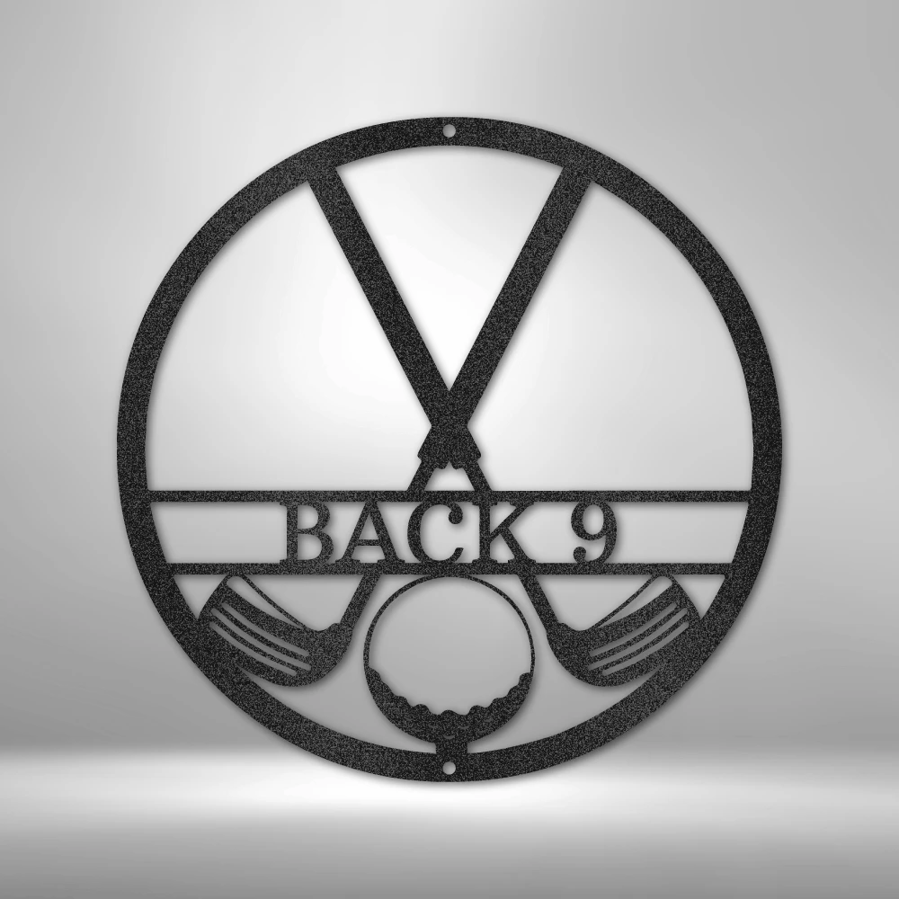 Home Décor Monogram Golf Club Monogram - Steel Sign