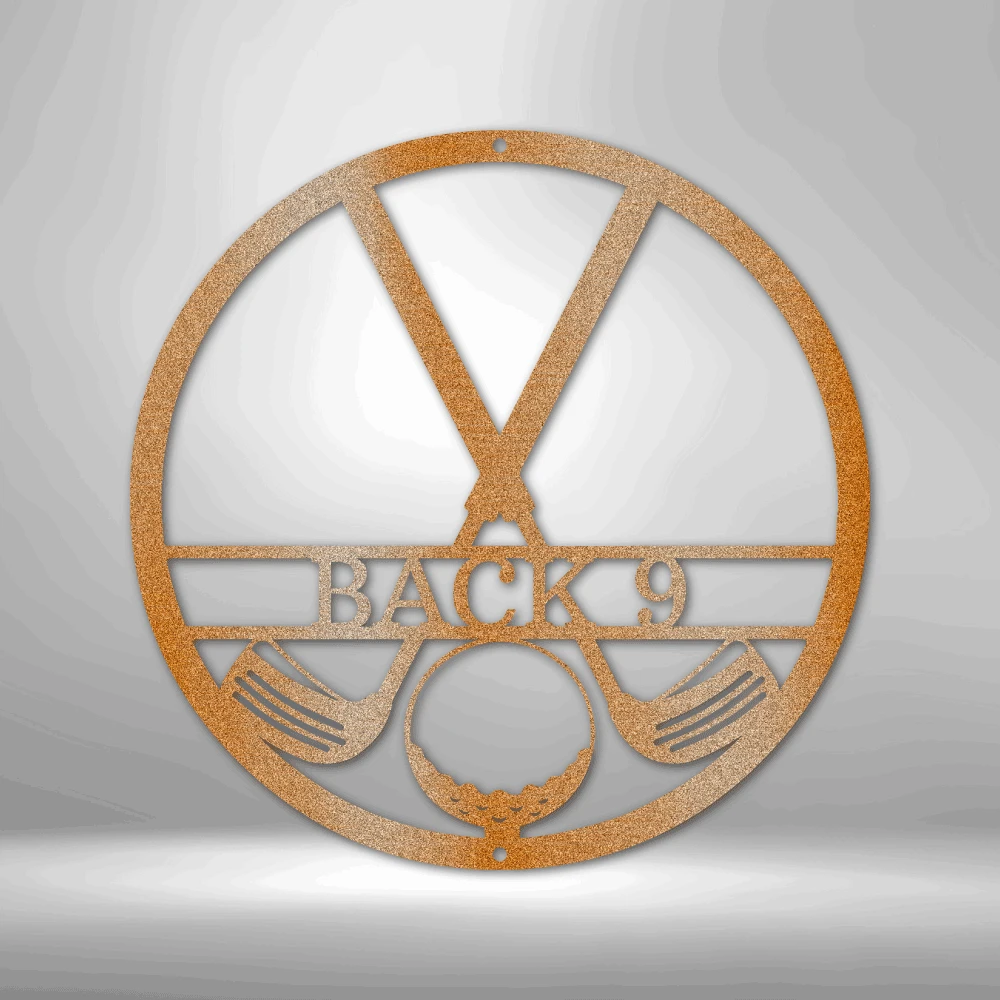 Home Décor Monogram Golf Club Monogram - Steel Sign