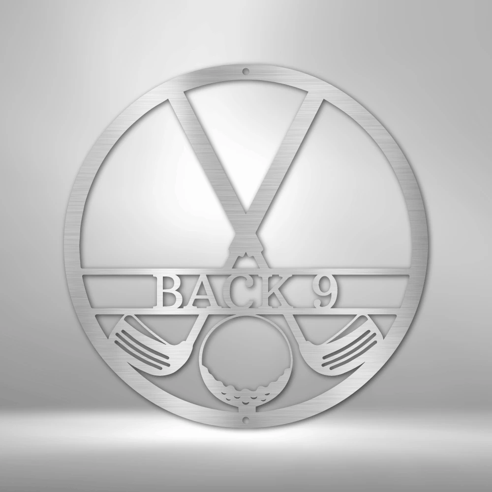 Home Décor Monogram Golf Club Monogram - Steel Sign
