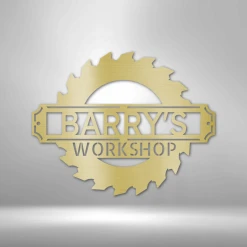 Home Décor Monogram Sawmill Monogram - Steel Sign