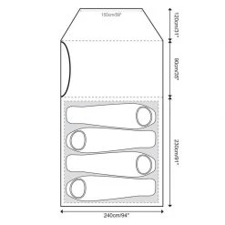 Tents & Shelters Snugpak Journey Quad Four Person Tent