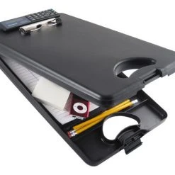 Saunders DeskMate II W/Calculator Storage Clipboard