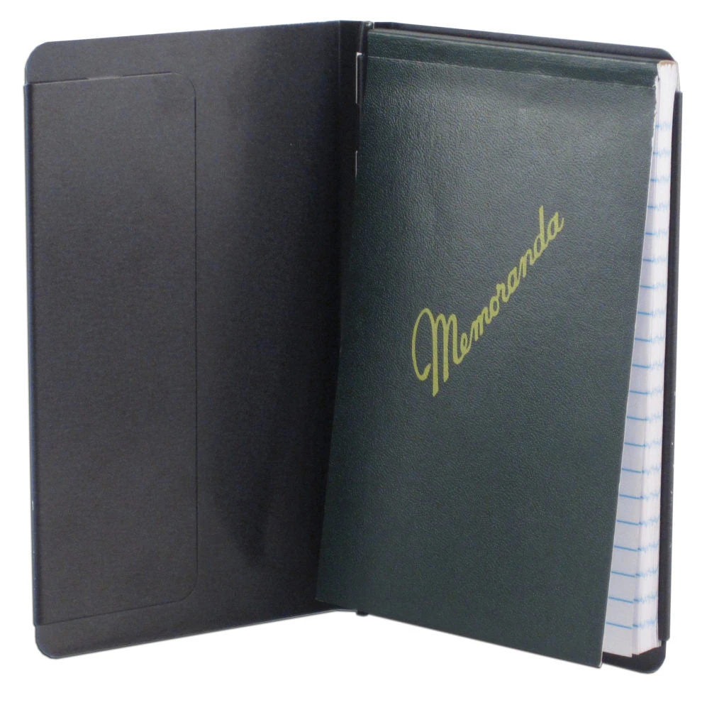 Saunders Recycled Aluminum Padfolio – Pocket Size – Black