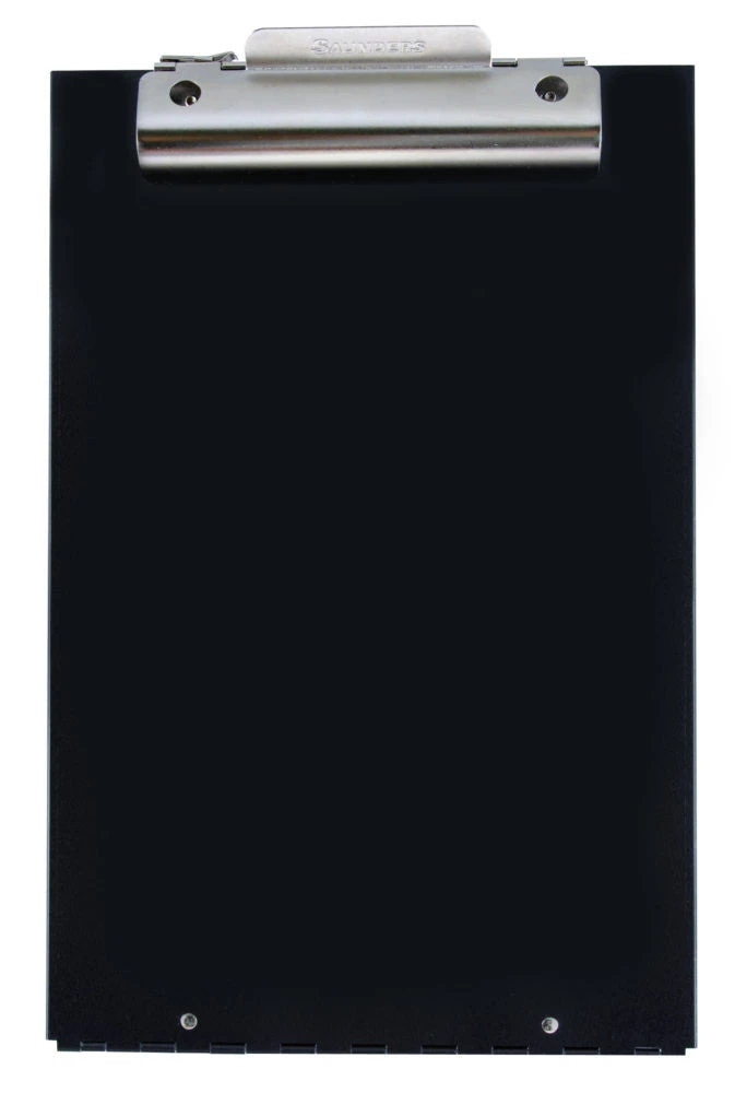 Saunders Recycled Aluminum Cruiser-Mate Storage Clipboard – Letter/A4 Size – Black Report Writing