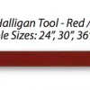 Zak Tools Zak Tool 30" Halligan Tool - Red/Silver 8.5 Lbs. Entry Tools