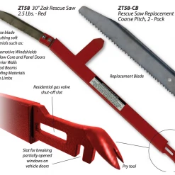 Zak Tools Zak Tool 30" Red Rescue Saw 2.5 Lbs.