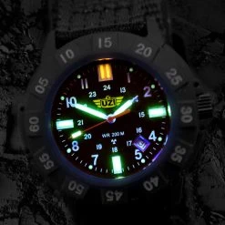 Watches UZI Protector Tritium Watch With Metal Strap