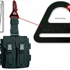 Zak Tools Zak Tool ZT212 Buckle W/ ZT54 Key Ring Holder (fits 1.75