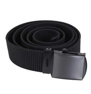 Rothco Nylon Web Belt - Black Webbing Belts