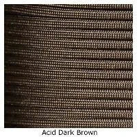 E. L. Wood Braiding 550 Survival Cord Acid Dark Brown Paracord