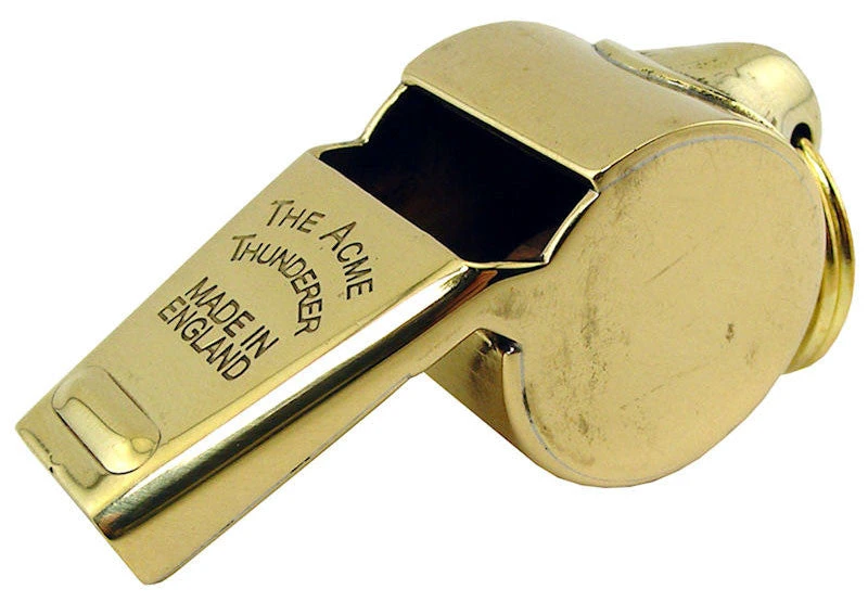 HWC Acme Whistle 60.5 Polished Brass Whistles