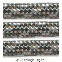 E. L. Wood Braiding 550 Survival Cord ACU Foliage Digital Paracord