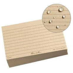 Rite In The Rain 3 X 5 Index Cards - 100 Pack Notebook & Covers
