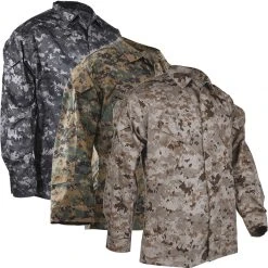 Tru-Spec Digital Camouflage Battle Shirt BDU Camouflage Shirts