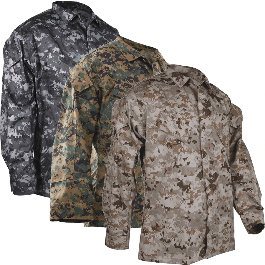 Tru-Spec Digital Camouflage Battle Shirt BDU Camouflage Shirts